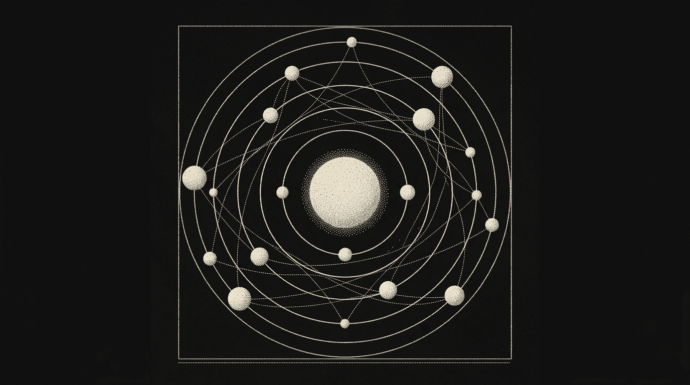 Stippled abstract illustration