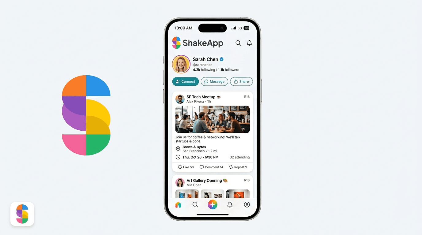 ShakeApp — Social Network